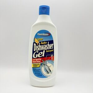 Powerhouse Lemon Auto Dishwasher Gel Detergent  16oz NEW! Vintage